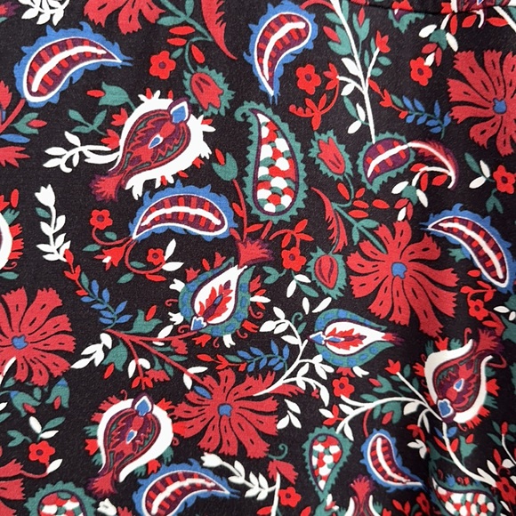 DRAPER JAMES Paisley Faux Wrap Knit Dress - Picture 8 of 12